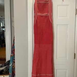 Herve Leger Elegant bodycon coral Dress